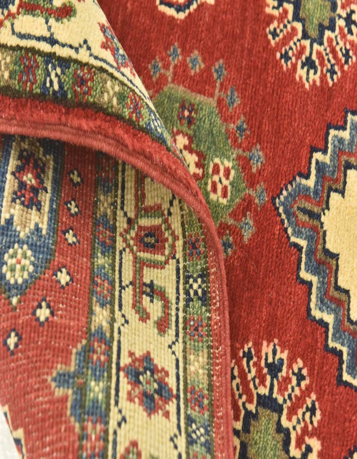 Detail image of 2' 9 x 4'  Hand Knotted Kazak Rug
