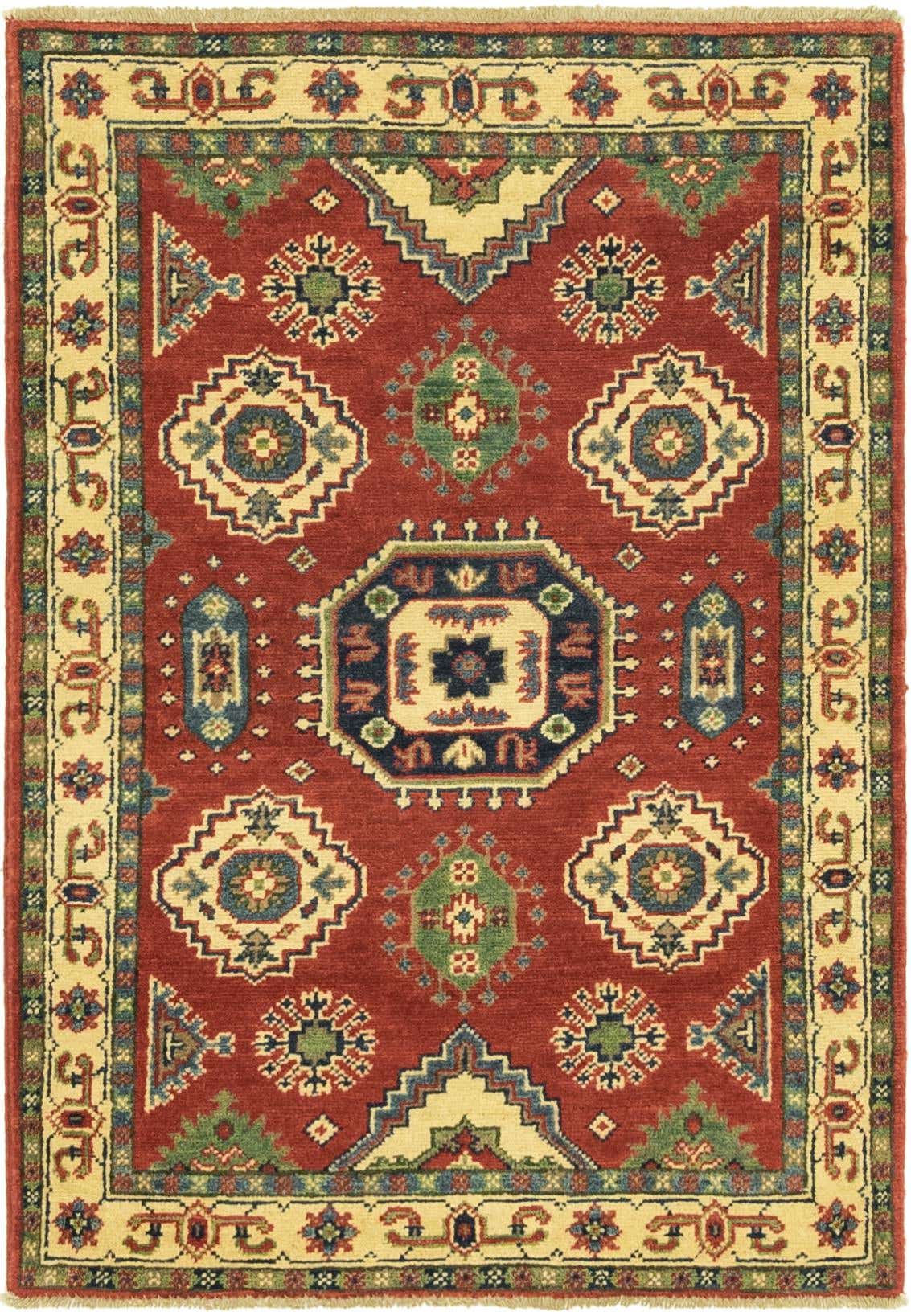 2' 9 x 4' Hand Knotted Kazak Rug