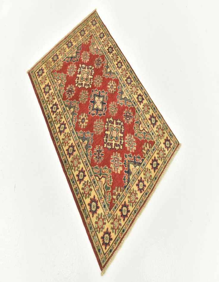 Detail image of 2' 9 x 4'  Hand Knotted Kazak Rug