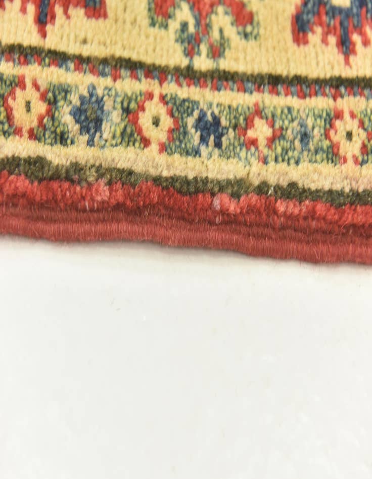 Detail image of 2' 9 x 4'  Hand Knotted Kazak Rug