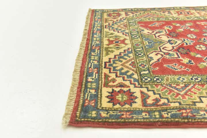 2' 8 x 4' Hand Knotted Kazak Rug