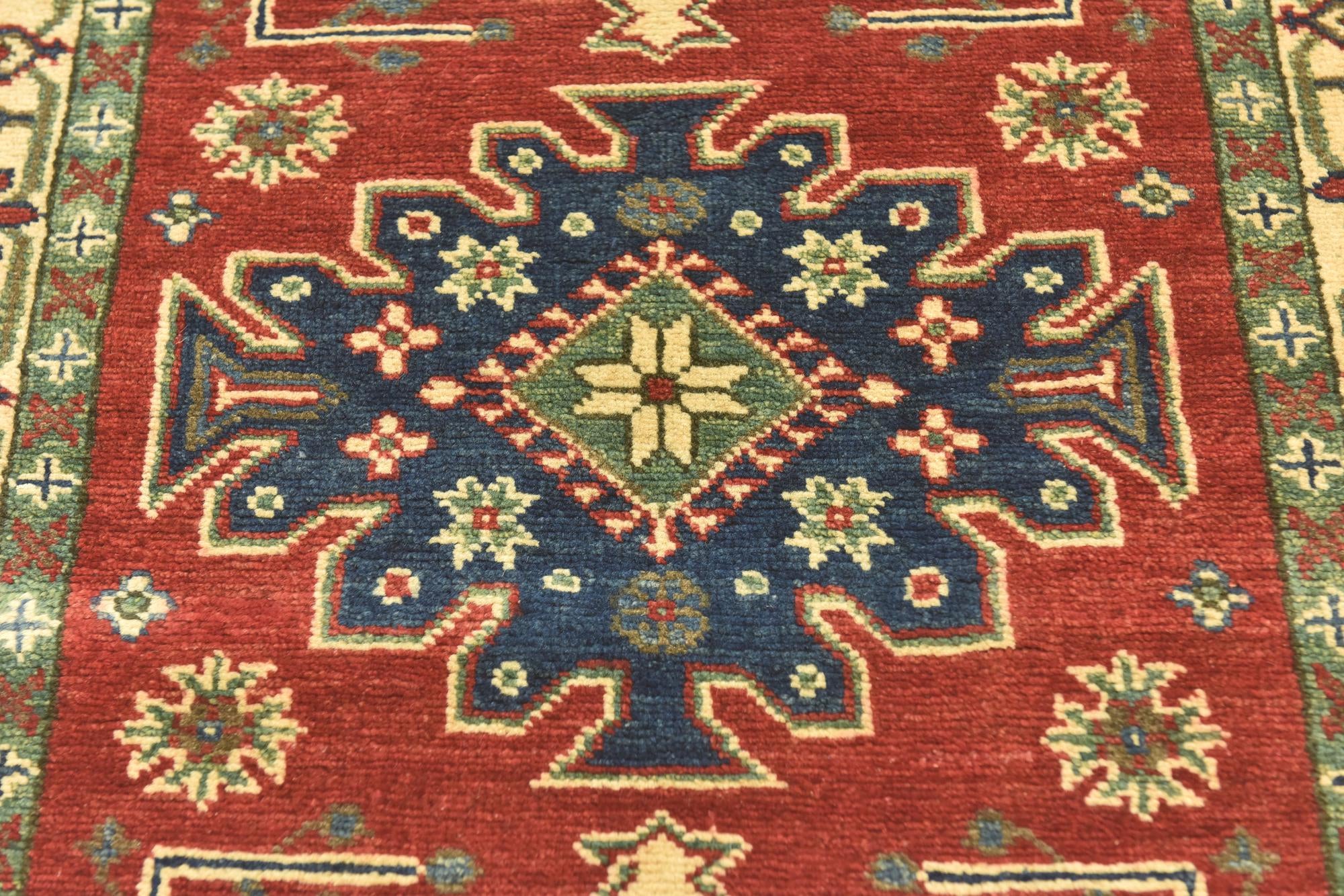 2' 9 x 4' 1 Hand Knotted Kazak Rug