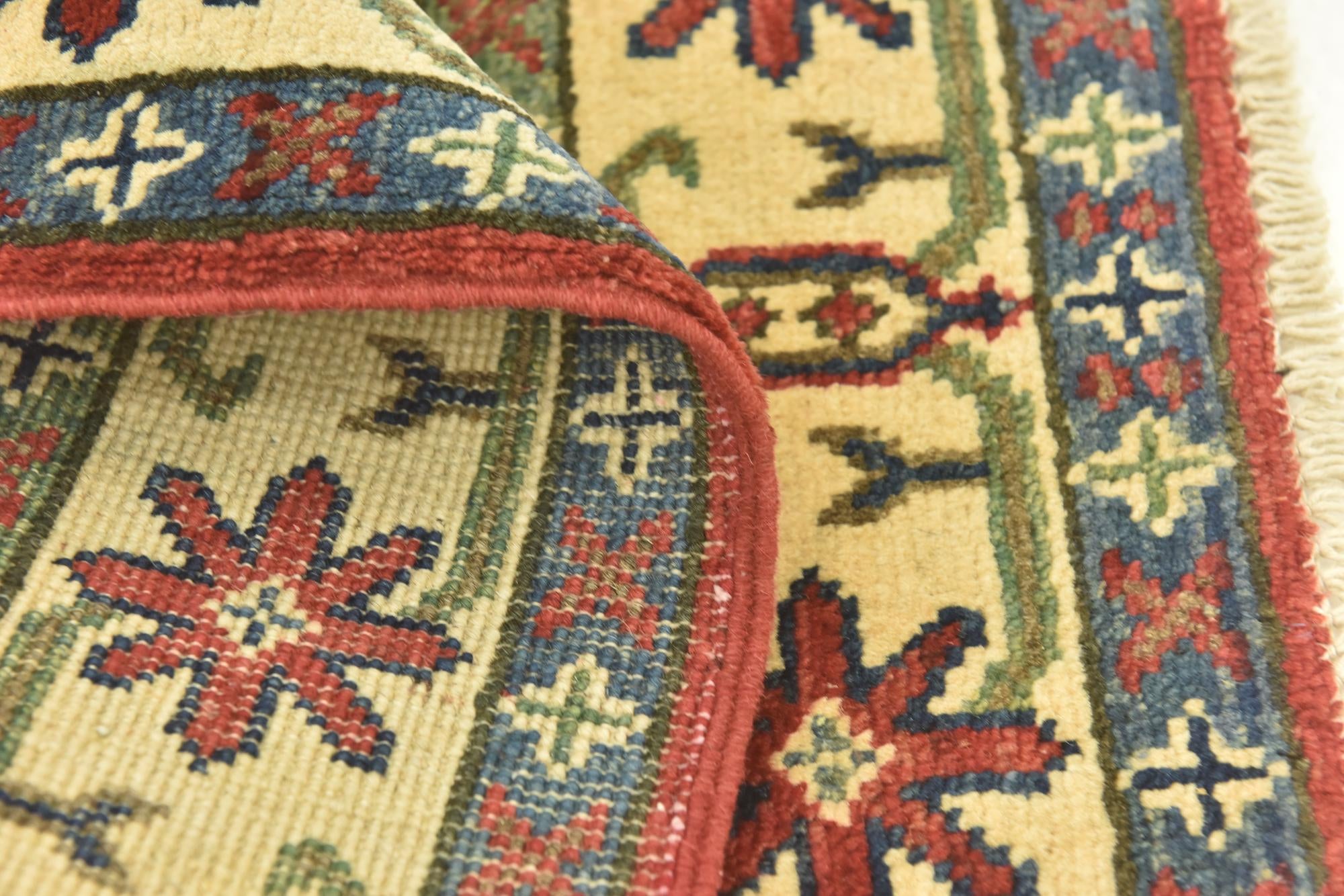 2' 9 x 4' 3 Hand Knotted Kazak Rug