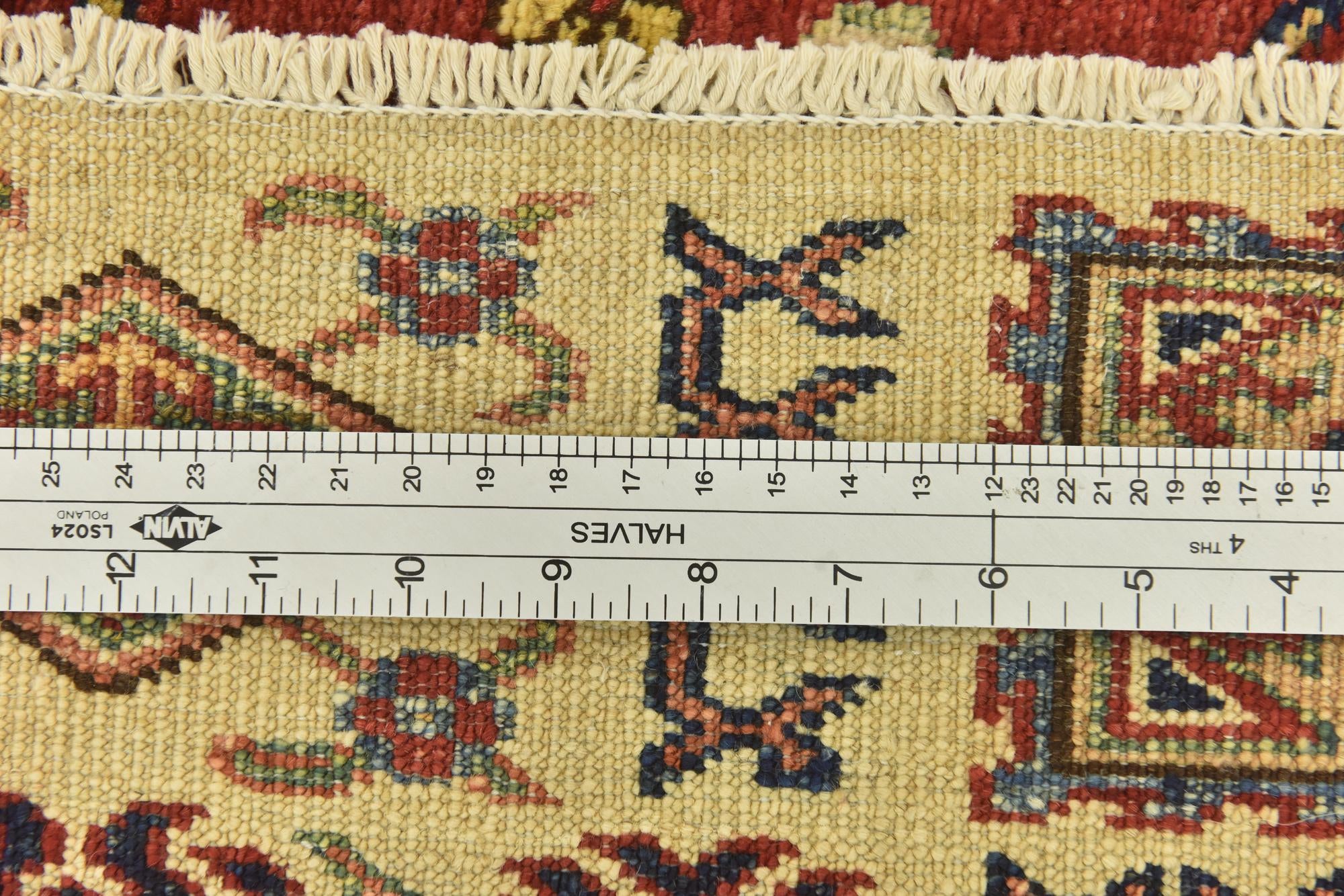 3' 5 x 4' 10 Hand Knotted Kazak Oriental Rug