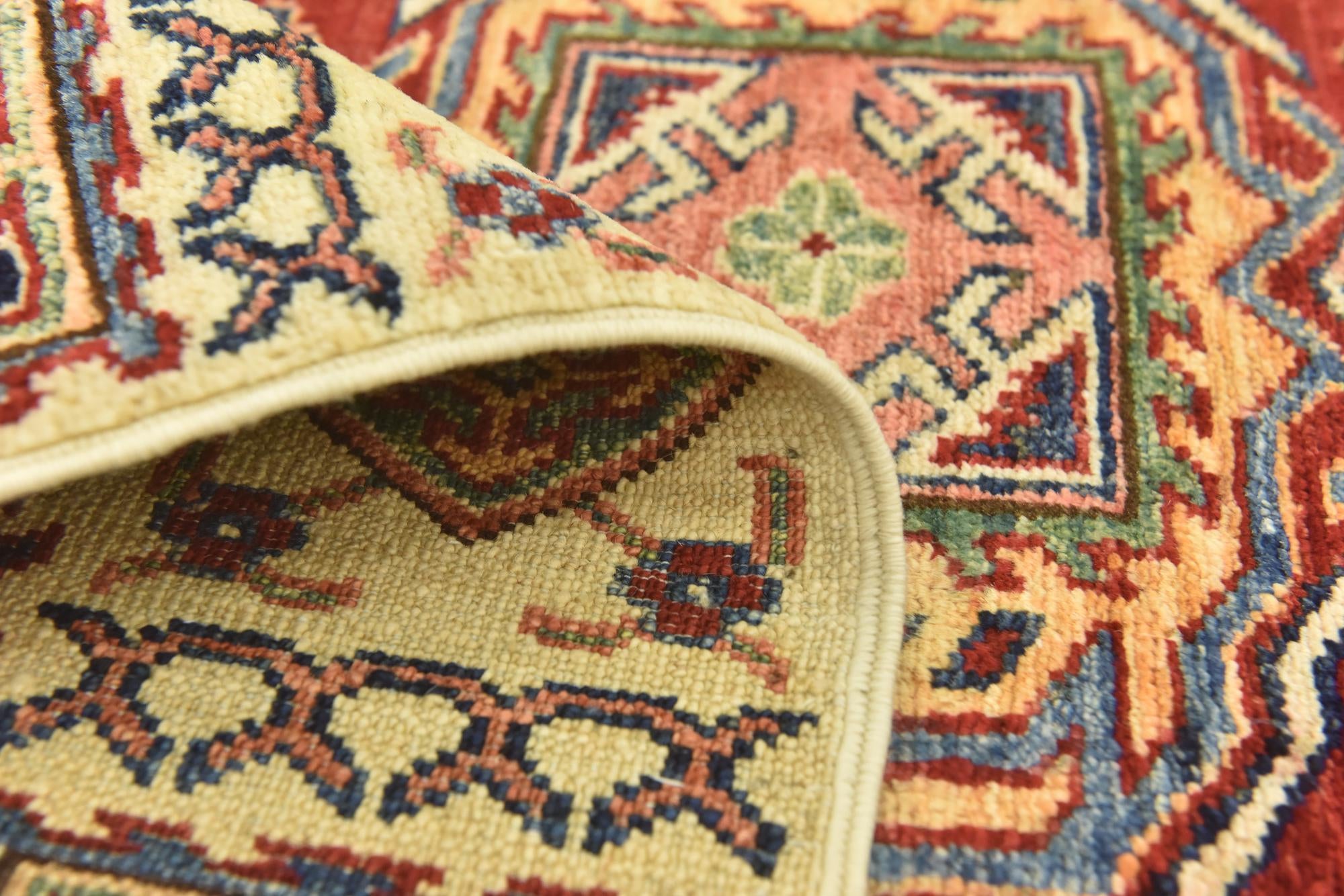 3' 3 x 4' 10 Hand Knotted Kazak Oriental Rug