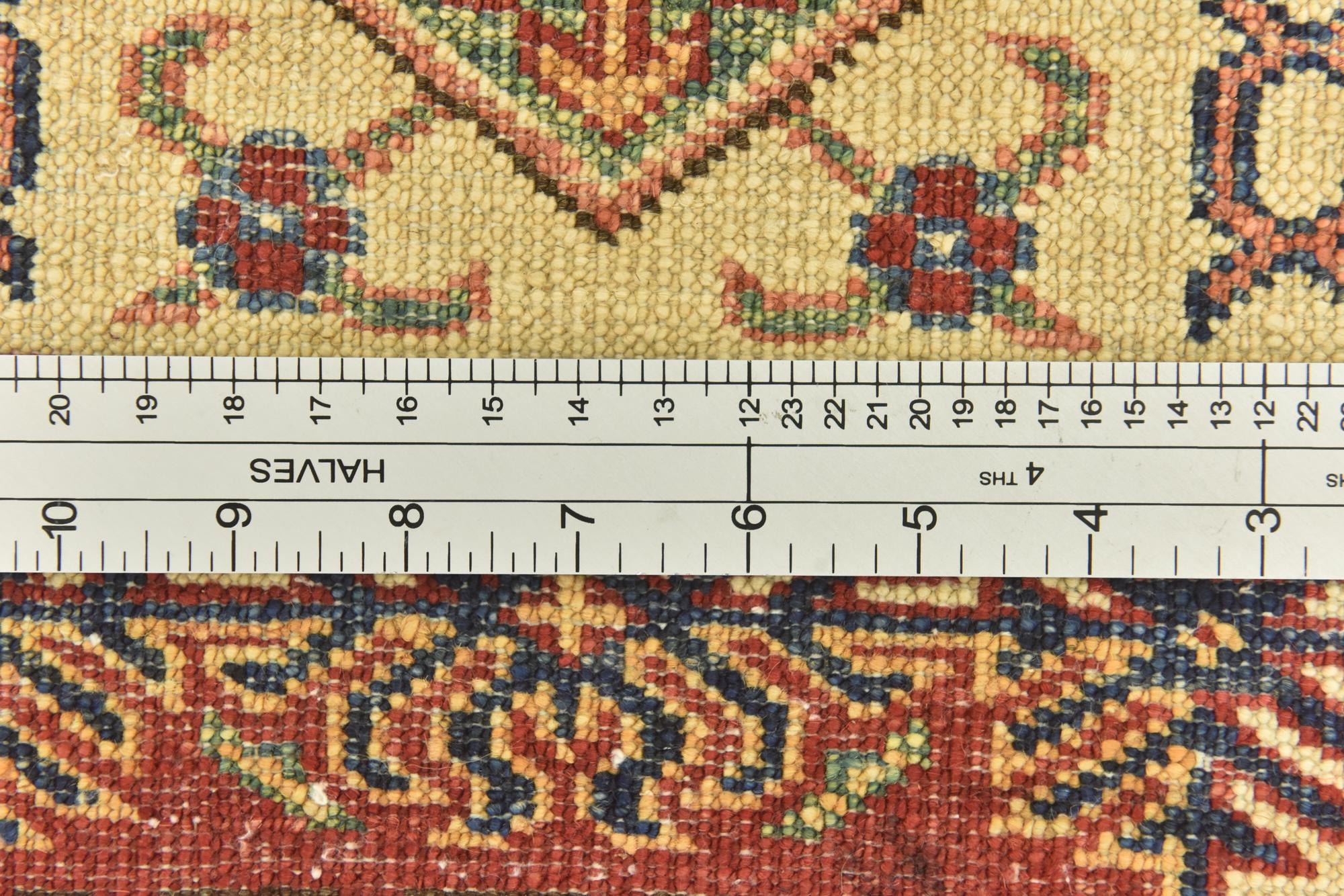 3' 3 x 4' 10 Hand Knotted Kazak Oriental Rug