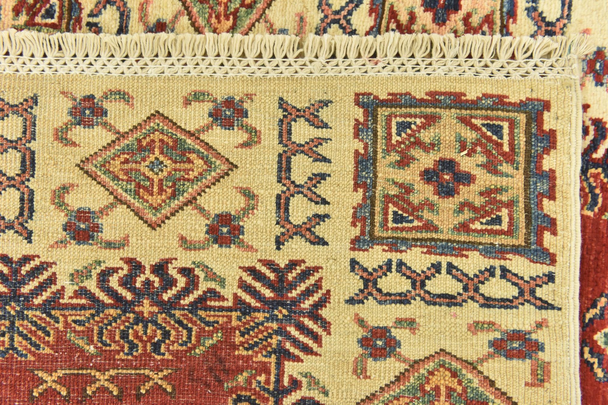 3' 3 x 4' 10 Hand Knotted Kazak Oriental Rug