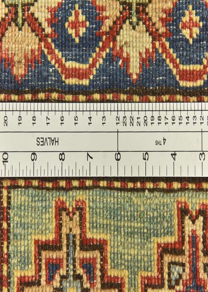 3' 4 x 4' 10 Hand Knotted Kazak Oriental Rug