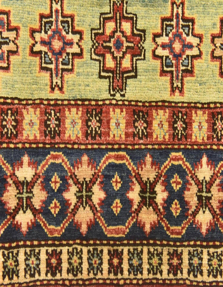 Detail image of 3' 4 x 4' 10 Hand Knotted Kazak Oriental Rug