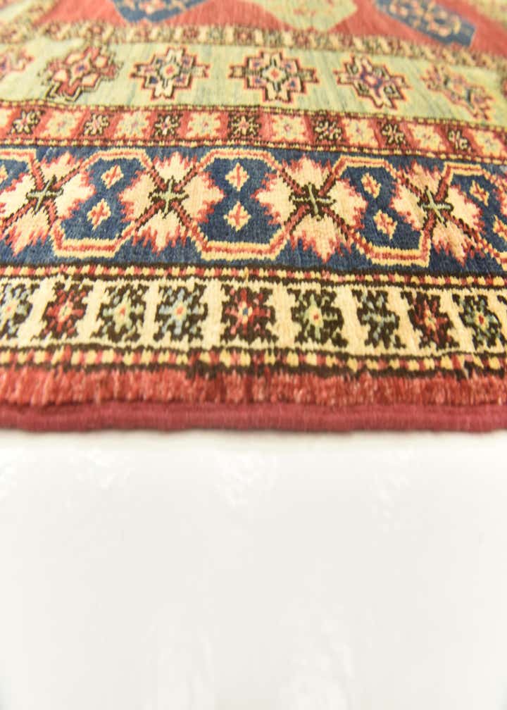3' 4 x 4' 10 Hand Knotted Kazak Oriental Rug