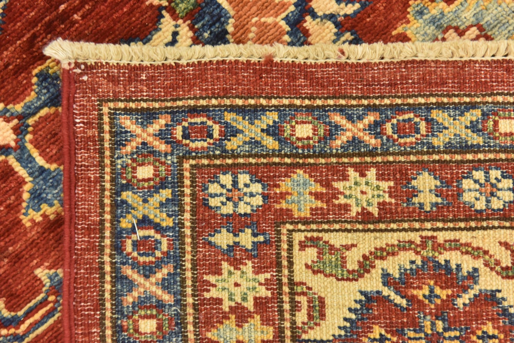 5' 9 x 8' Hand Knotted Kazak Oriental Rug