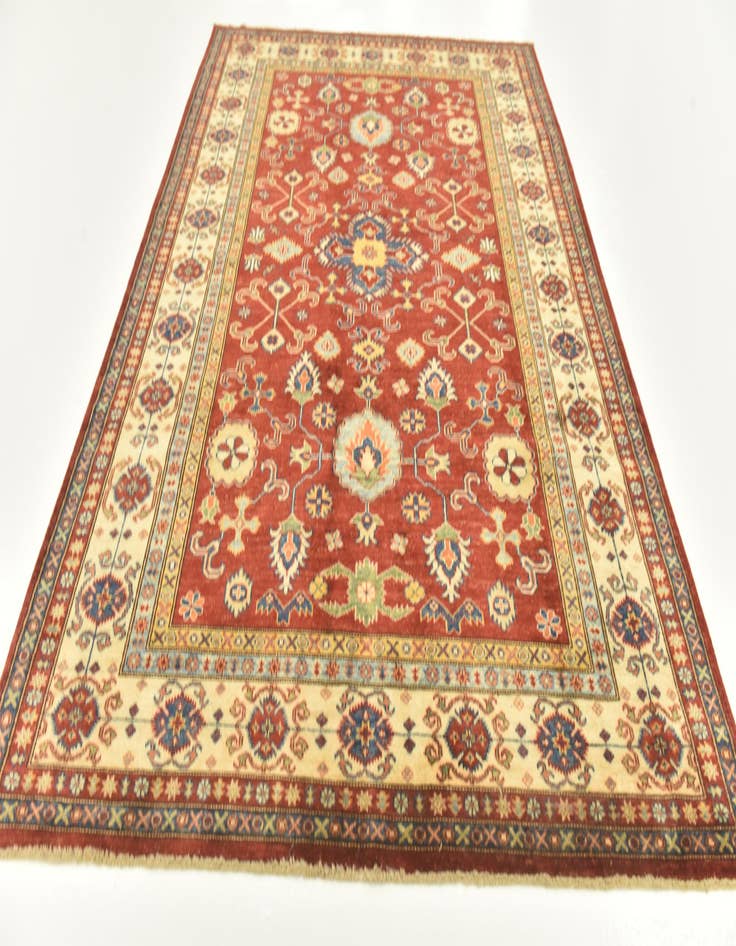 Detail image of 5' 9 x 8'  Hand Knotted Kazak Oriental Rug