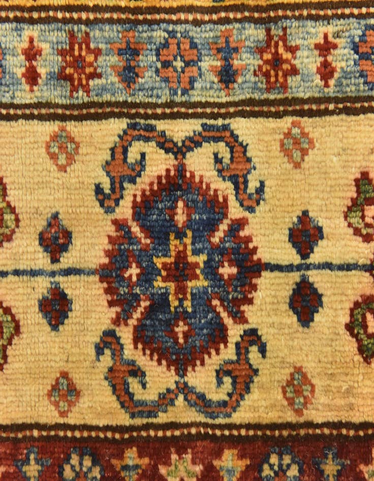 Detail image of 5' 9 x 8'  Hand Knotted Kazak Oriental Rug