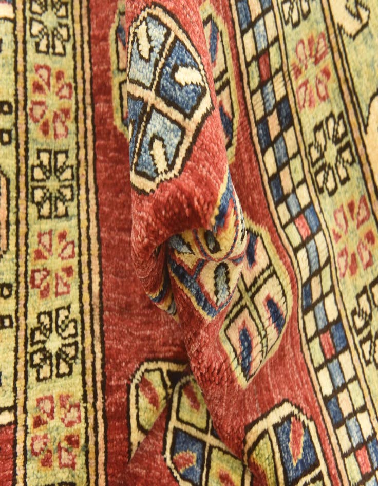 Detail image of 5' x 5' 10  Hand Knotted Kazak Oriental Rug