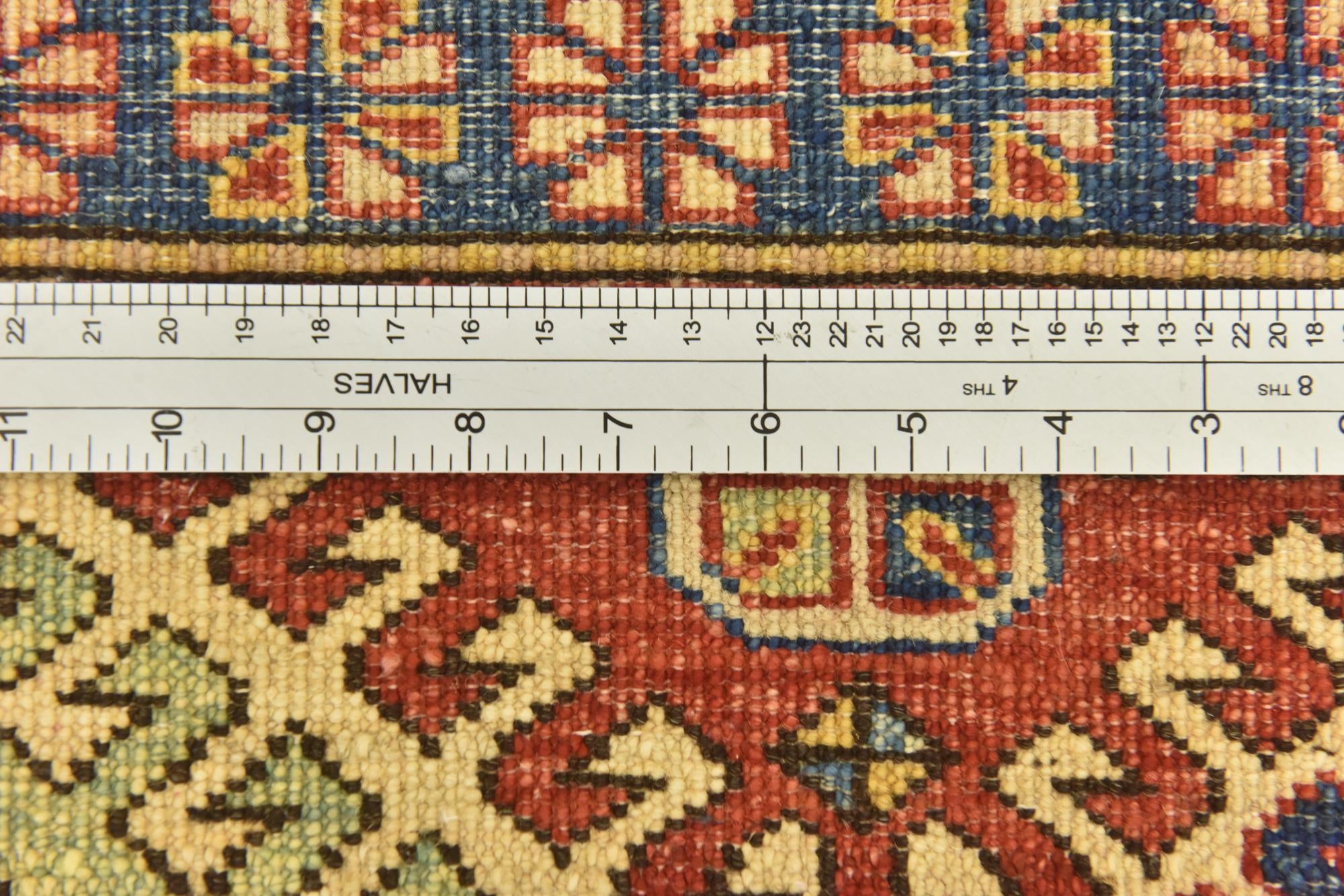 5' x 5' 10 Hand Knotted Kazak Oriental Rug
