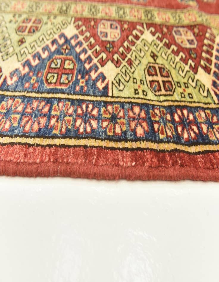 Detail image of 5' x 5' 10  Hand Knotted Kazak Oriental Rug