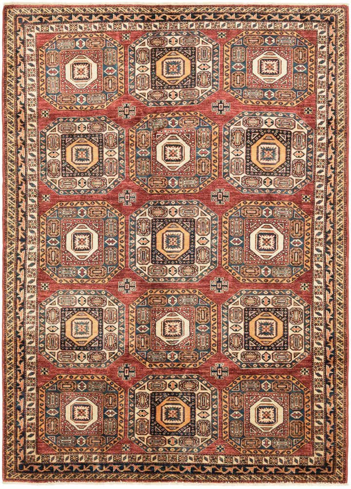 5' 7 x 8' Hand Knotted Kazak Oriental Rug