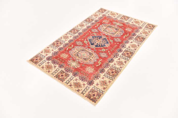 3' 1 x 4' 11 Hand Knotted Kazak Oriental Rug