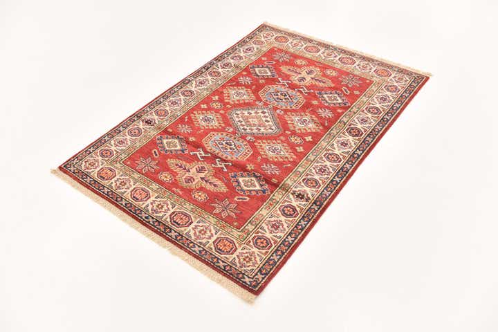 3' 4 x 5' Hand Knotted Kazak Oriental Rug