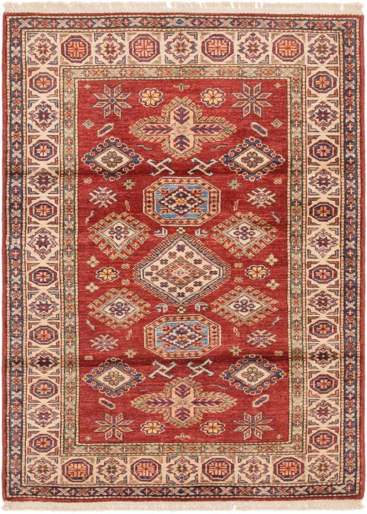 3' 4 x 5' Hand Knotted Kazak Oriental Rug