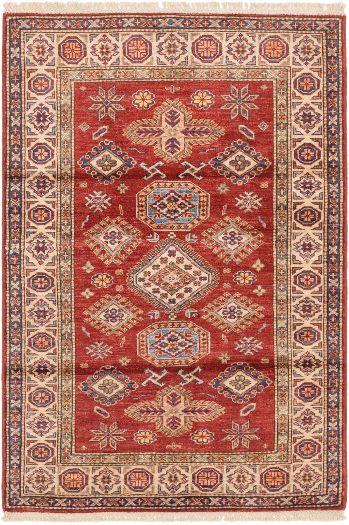 3' 4 x 5' Hand Knotted Kazak Oriental Rug