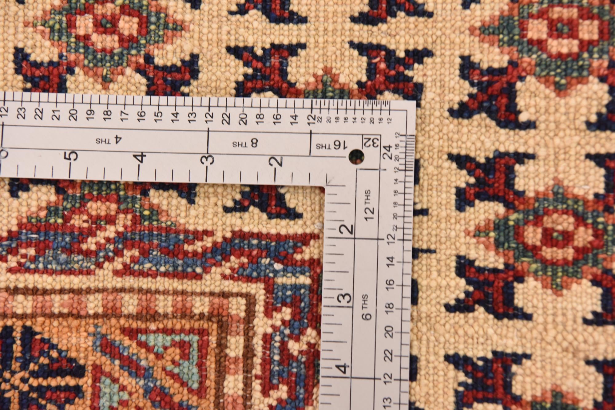6' 8 x 9' 5 Hand Knotted Kazak Oriental Rug