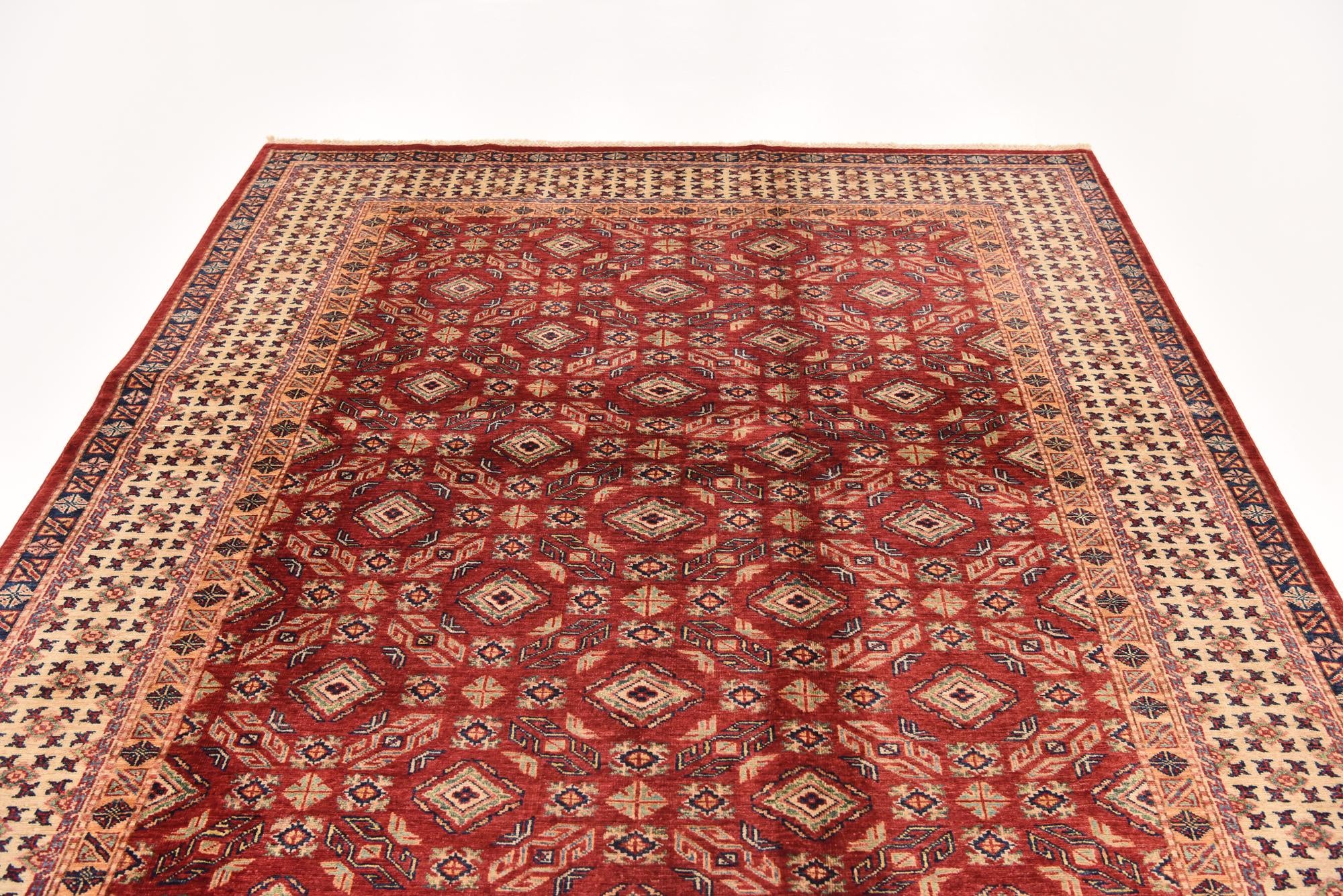 6' 8 x 9' 5 Hand Knotted Kazak Oriental Rug