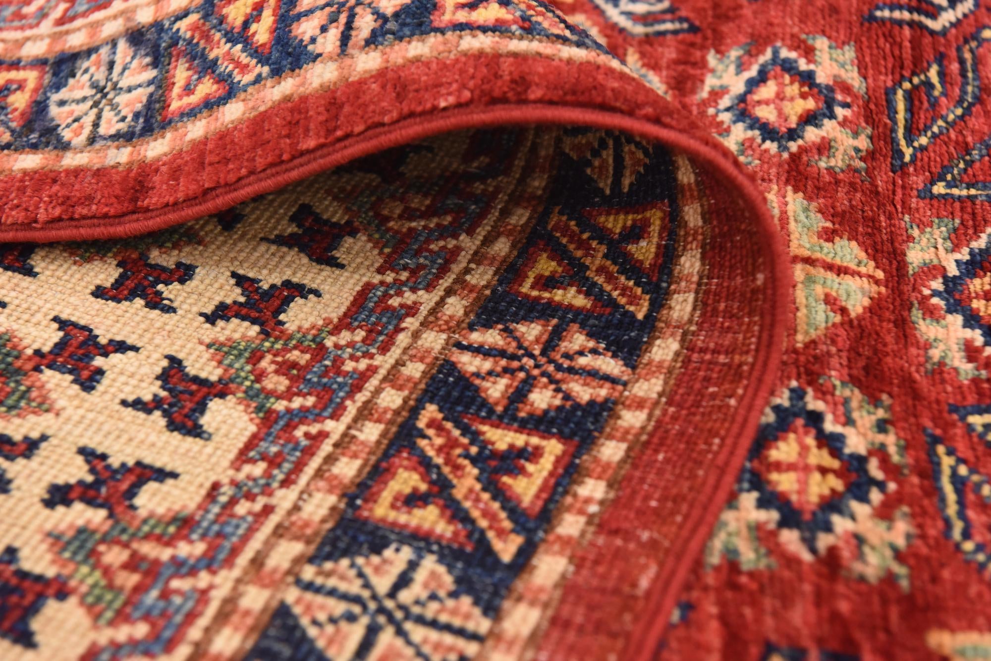 6' 8 x 9' 5 Hand Knotted Kazak Oriental Rug