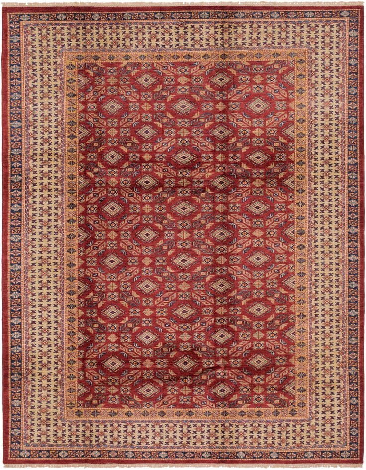 Detail image of 6' 8 x 9' 5 Hand Knotted Kazak Oriental Rug