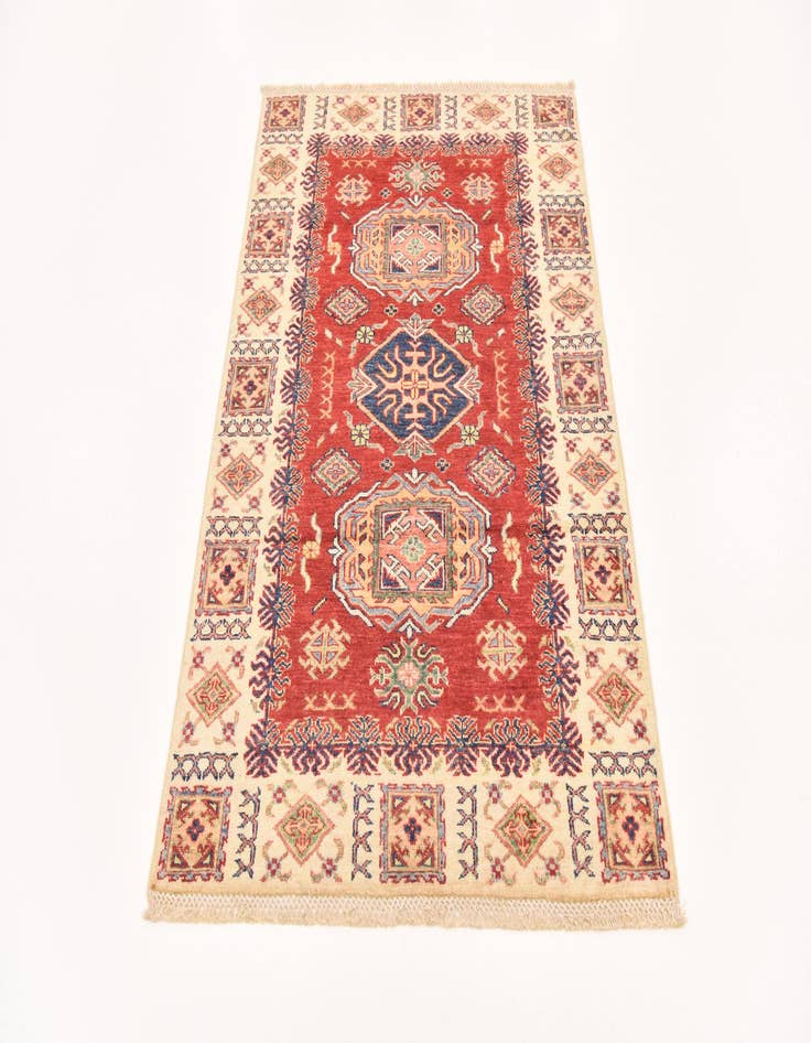 Detail image of 3' 4 x 4' 10  Hand Knotted Kazak Oriental Rug