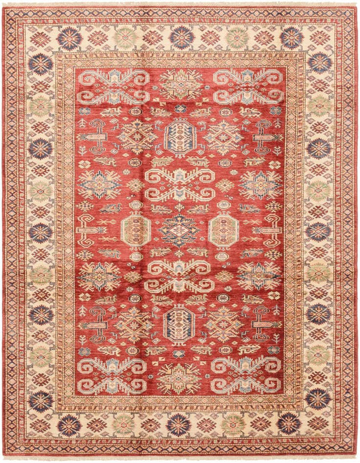 Detail image of 6' 7 x 9' 10 Hand Knotted Kazak Oriental Rug