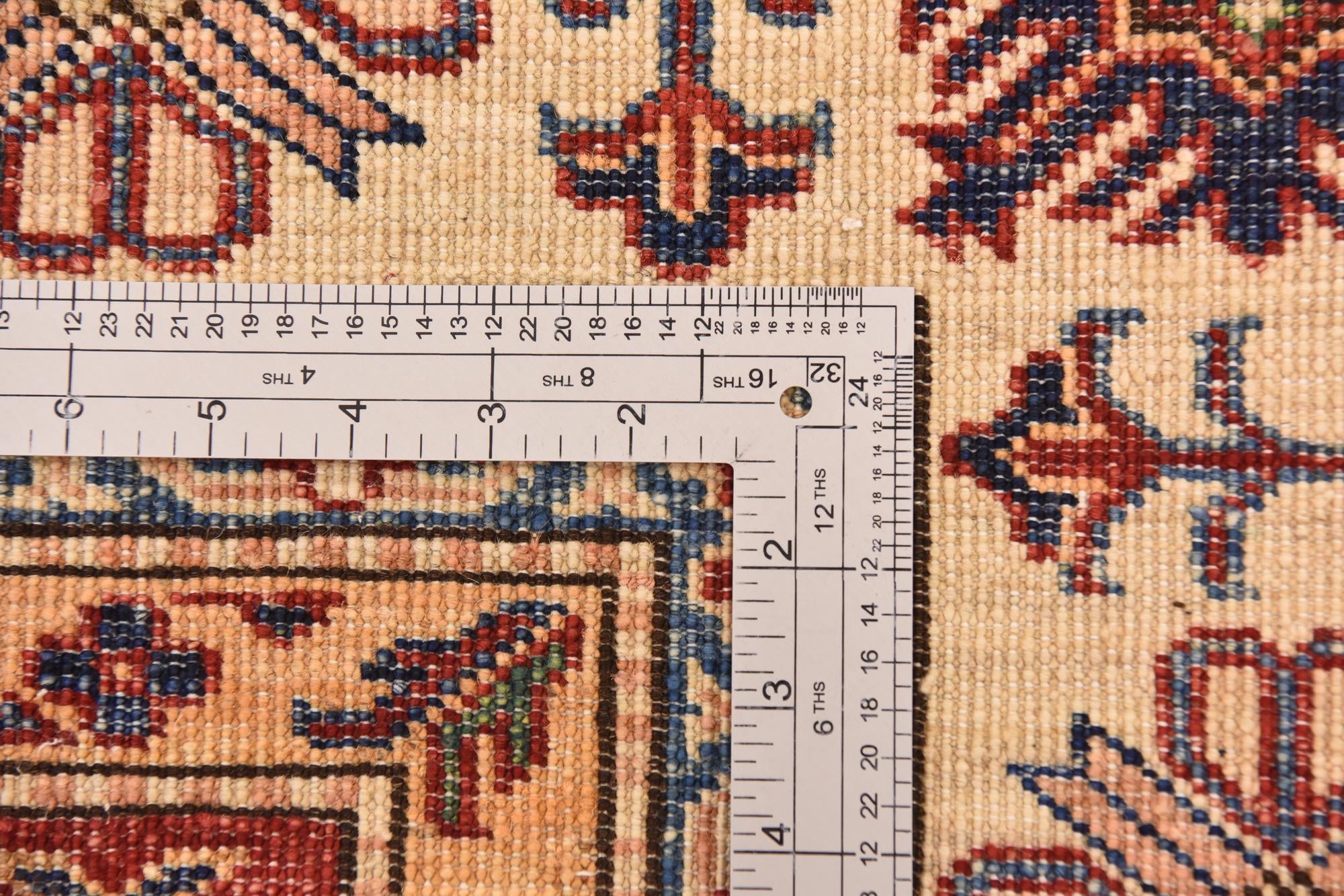 6' 9 x 9' 9 Hand Knotted Kazak Oriental Rug