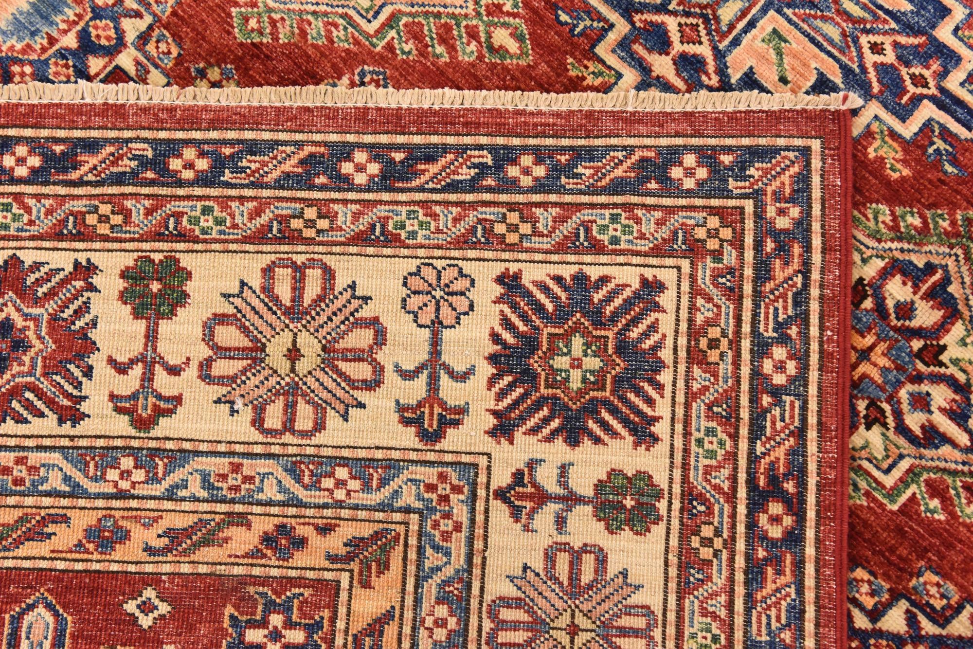 6' 9 x 9' 9 Hand Knotted Kazak Oriental Rug