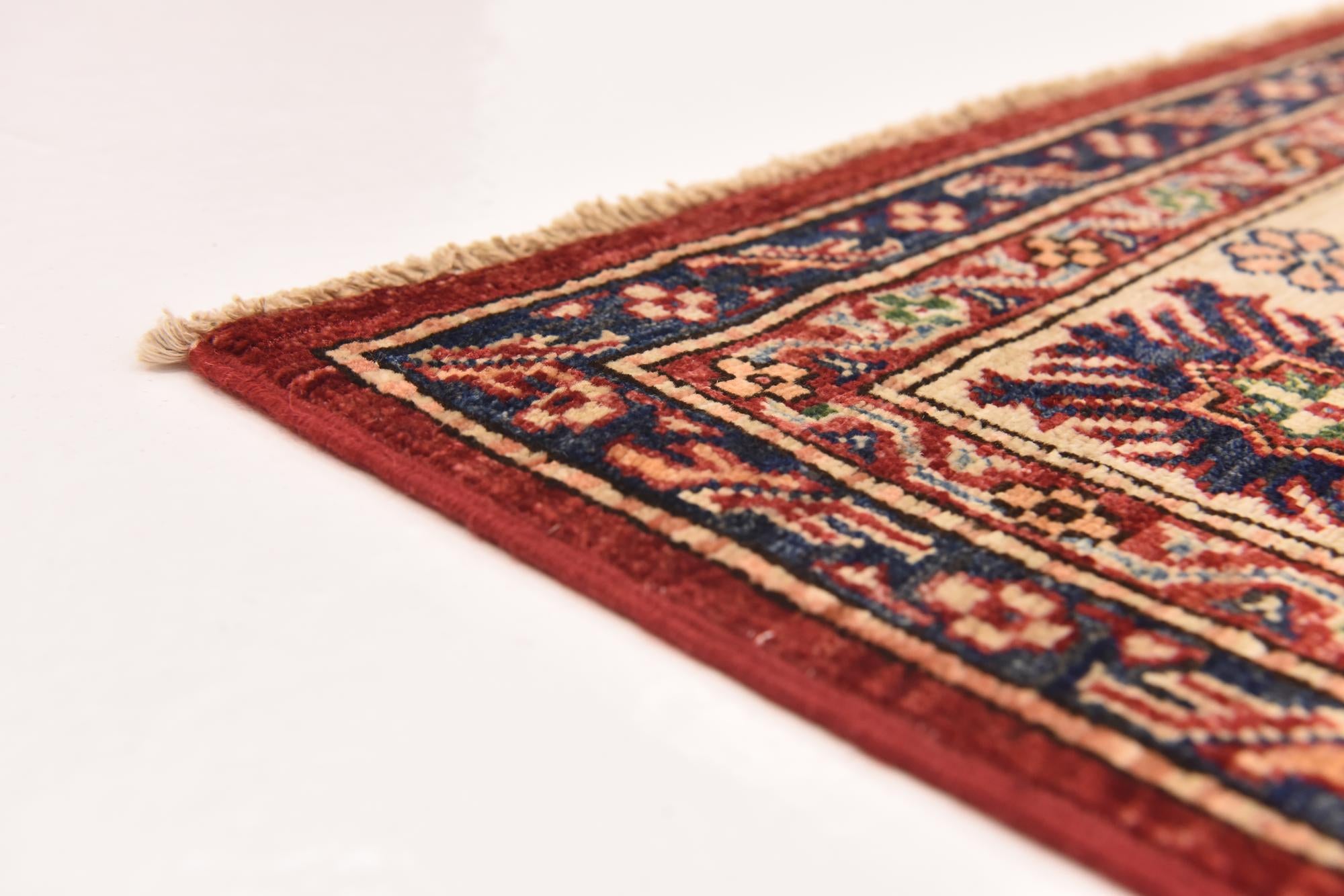 6' 9 x 9' 9 Hand Knotted Kazak Oriental Rug