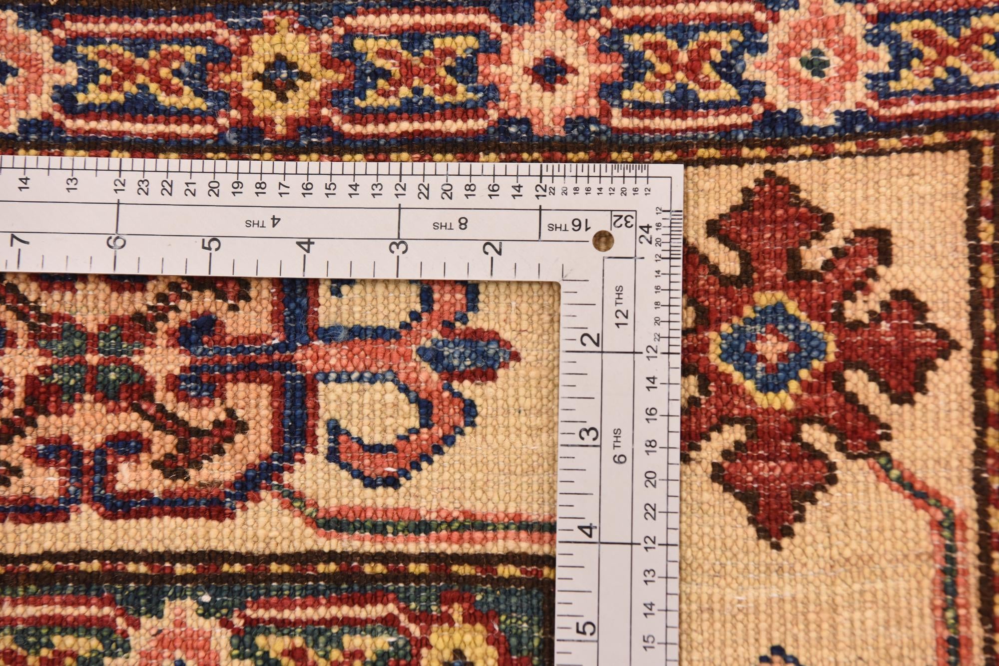 6' 8 x 9' 10 Hand Knotted Kazak Oriental Wool Rug