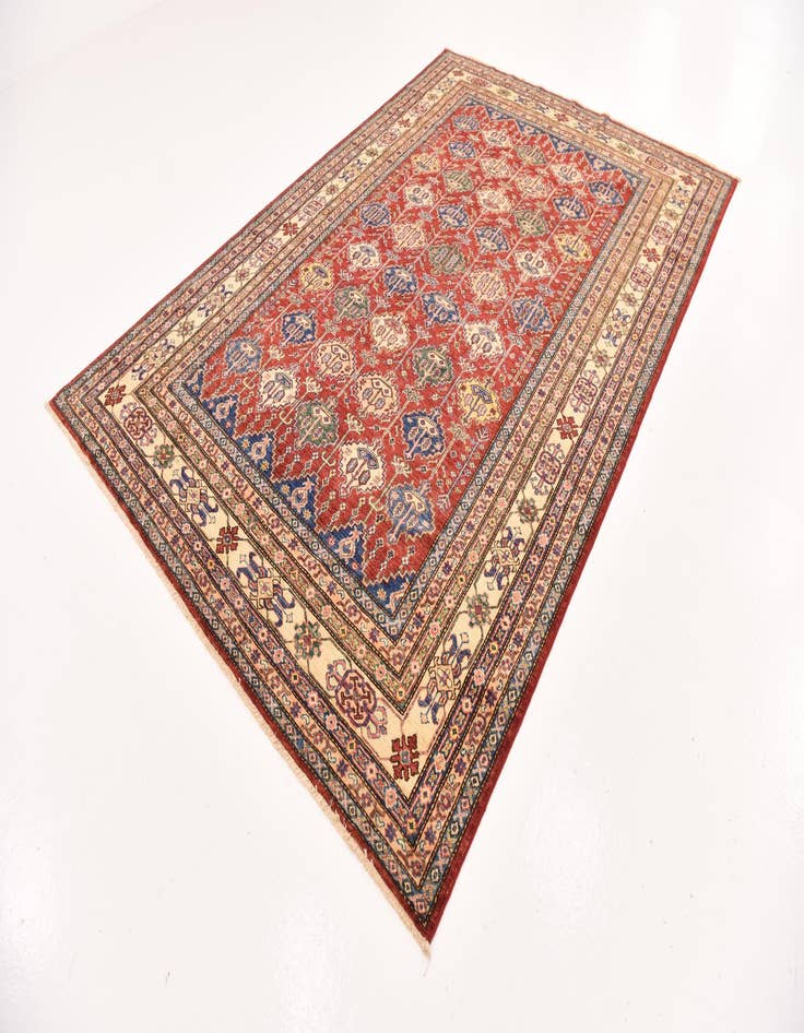 Detail image of 6' 8 x 9' 10  Hand Knotted Kazak Oriental Wool Rug