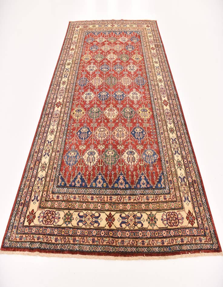 Detail image of 6' 8 x 9' 10  Hand Knotted Kazak Oriental Wool Rug