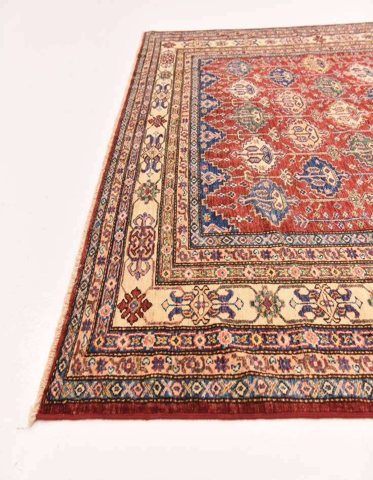 Detail image of 6' 8 x 9' 10  Hand Knotted Kazak Oriental Wool Rug