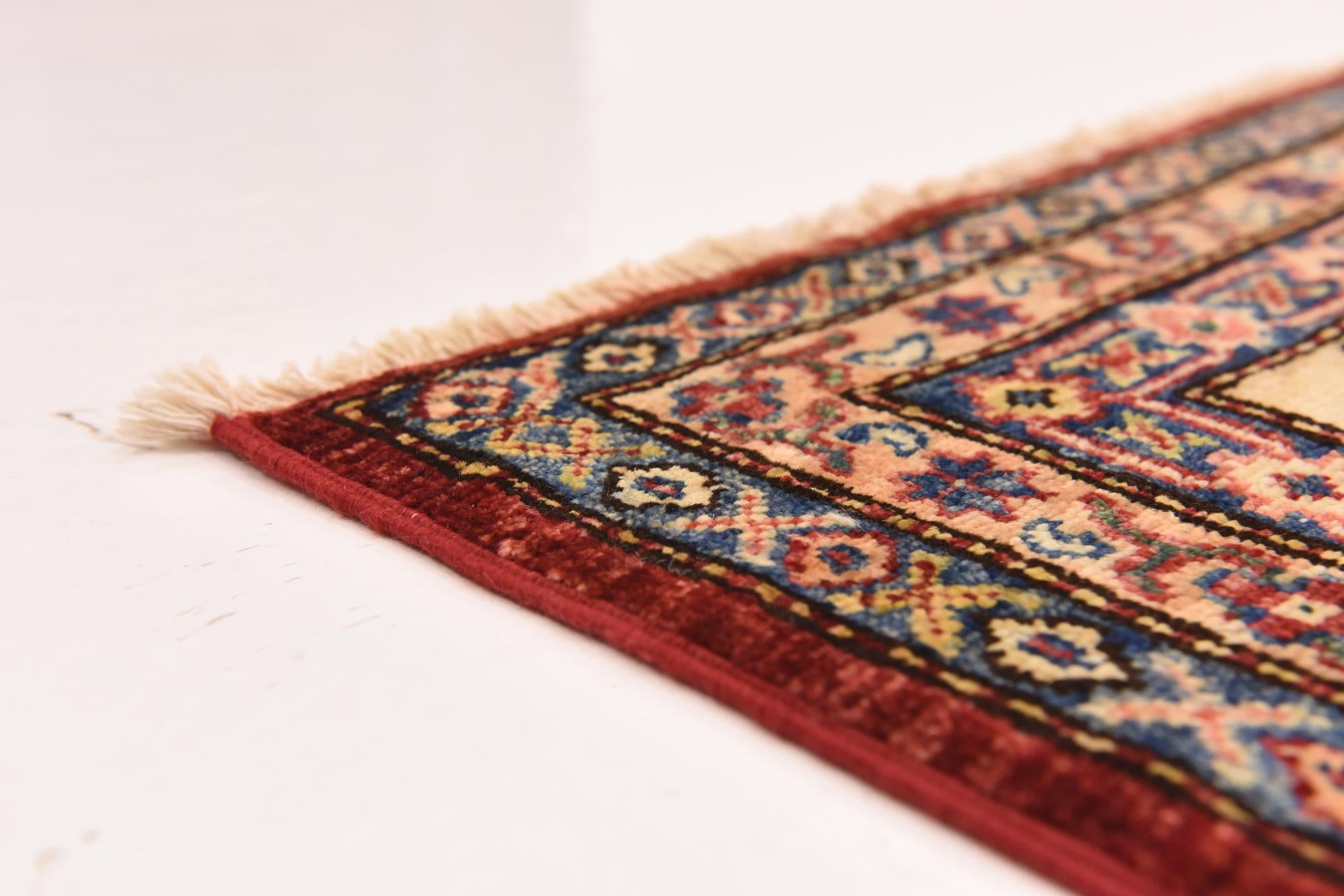 6' 8 x 9' 10 Hand Knotted Kazak Oriental Wool Rug