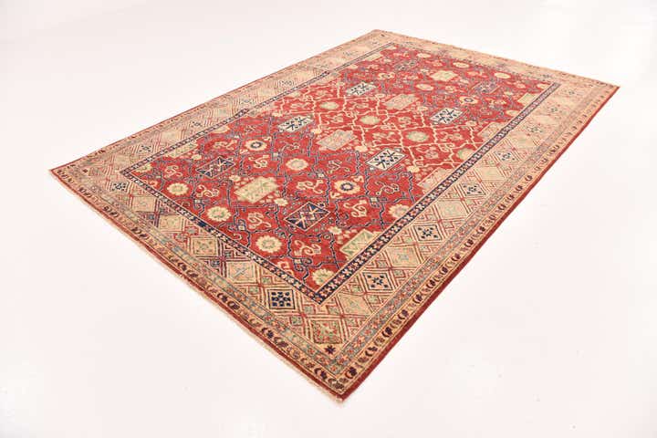 6' 6 x 9' 6 Hand Knotted Kazak Oriental Rug
