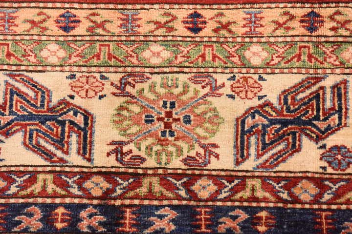 200cm x 290cm Hand Knotted Kazak Oriental Rug