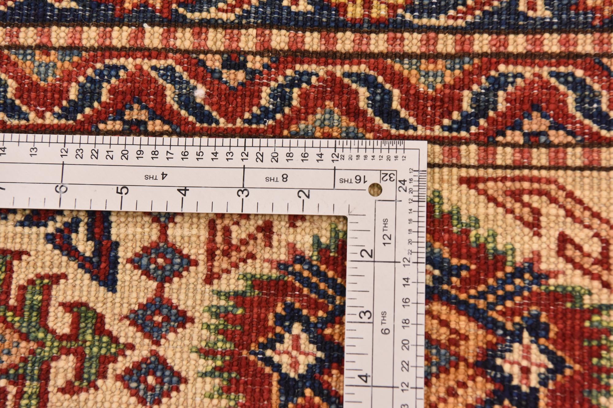 6' 6 x 9' 8 Hand Knotted Kazak Oriental Rug