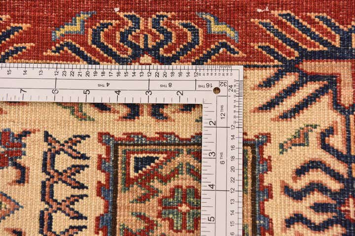 6' 8 x 9' 6 Hand Knotted Kazak Oriental Rug