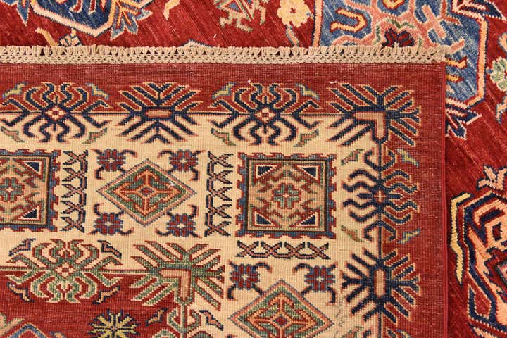 6' 8 x 9' 6 Hand Knotted Kazak Oriental Rug