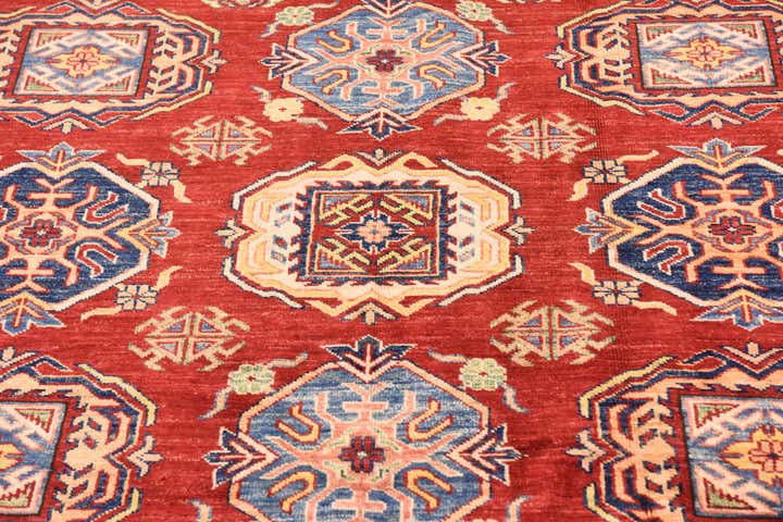 6' 8 x 9' 6 Hand Knotted Kazak Oriental Rug