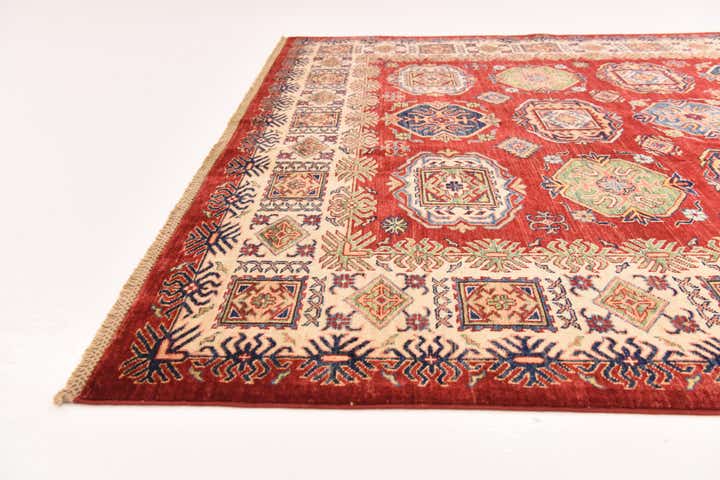 6' 8 x 9' 6 Hand Knotted Kazak Oriental Rug