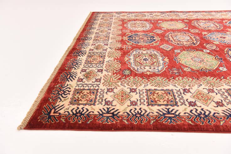 Detail image of 6' 8 x 9' 6 Hand Knotted Kazak Oriental Rug