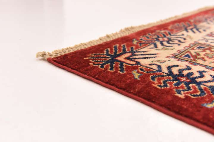 6' 8 x 9' 6 Hand Knotted Kazak Oriental Rug