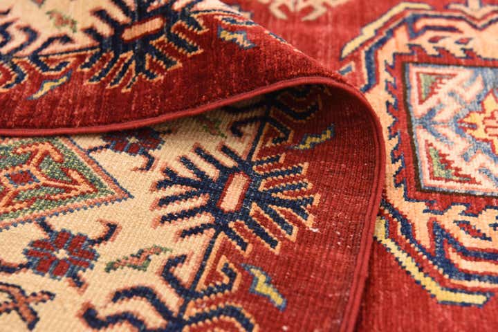6' 8 x 9' 6 Hand Knotted Kazak Oriental Rug