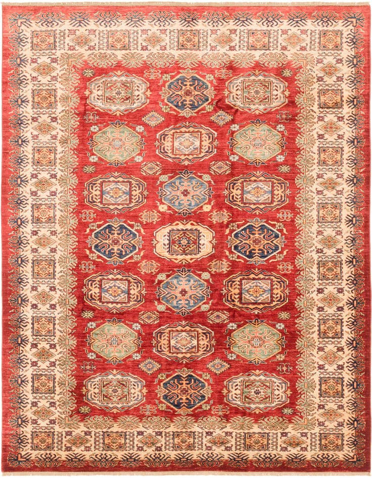 Detail image of 6' 8 x 9' 6 Hand Knotted Kazak Oriental Rug